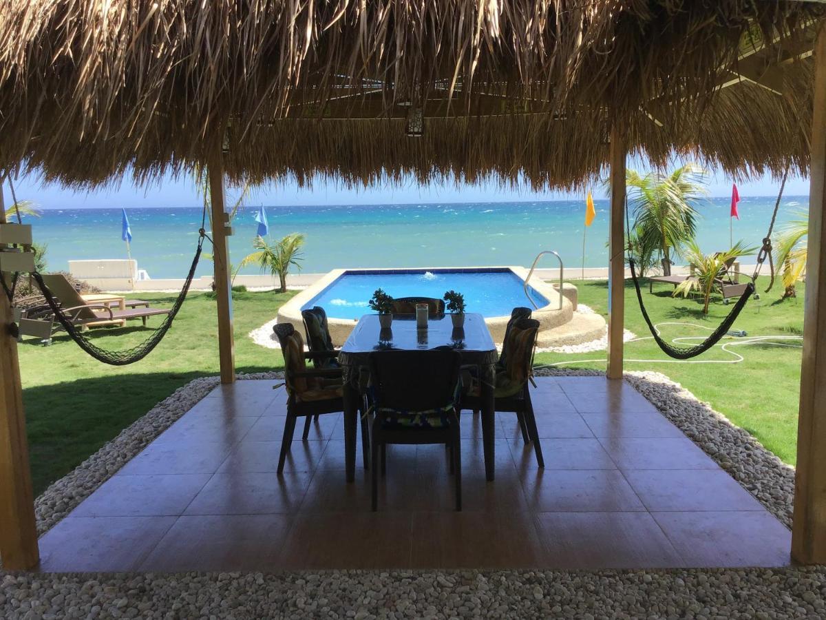 Bamboobeachvilla2 Ac New Oceanfront Pool Sunsetview Garden Kitchen Satellite Starlink Wi-Fi Dimiao Eksteriør billede